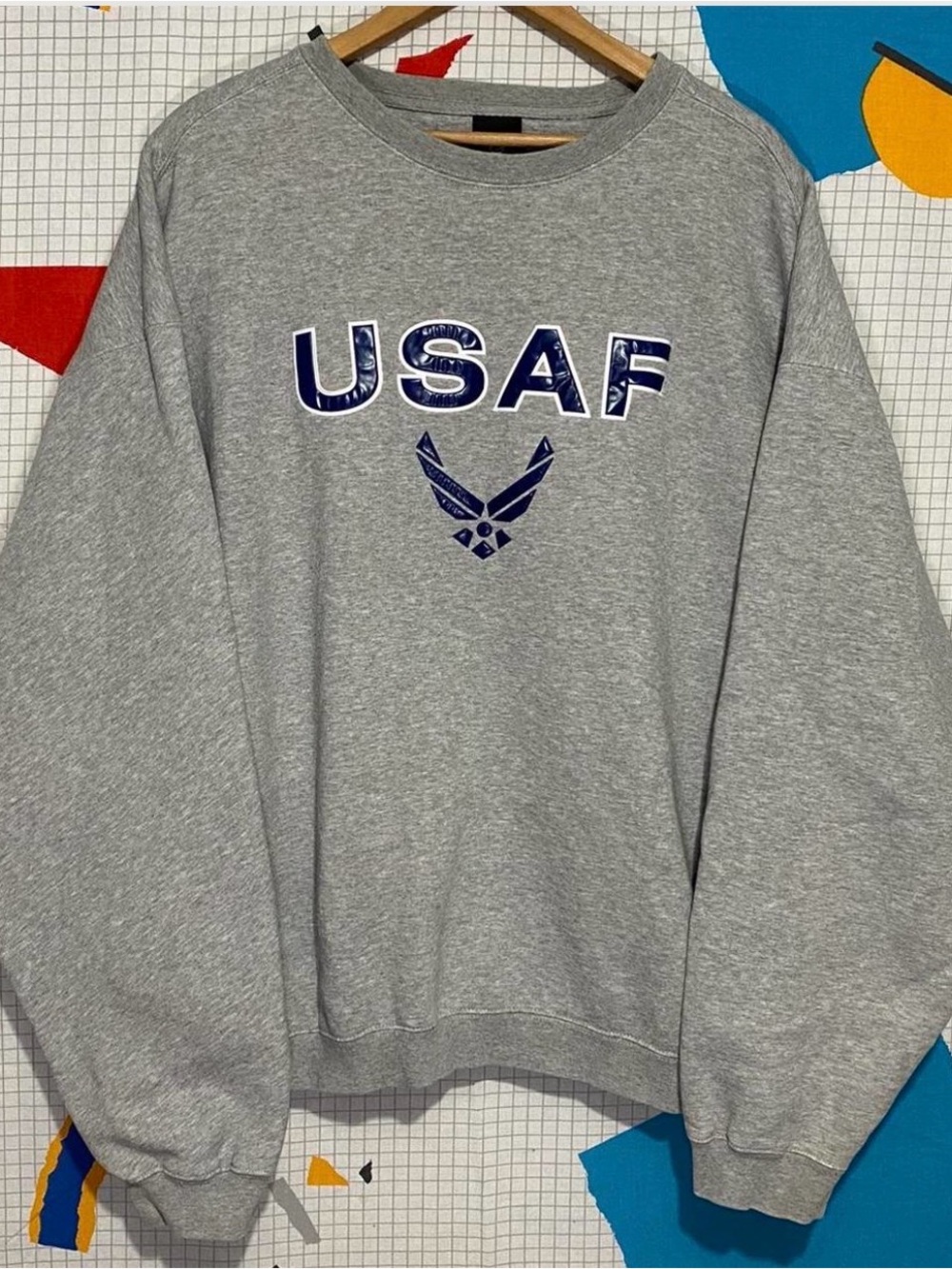 Vintage USAF Grey Crewneck Sweatshirt
